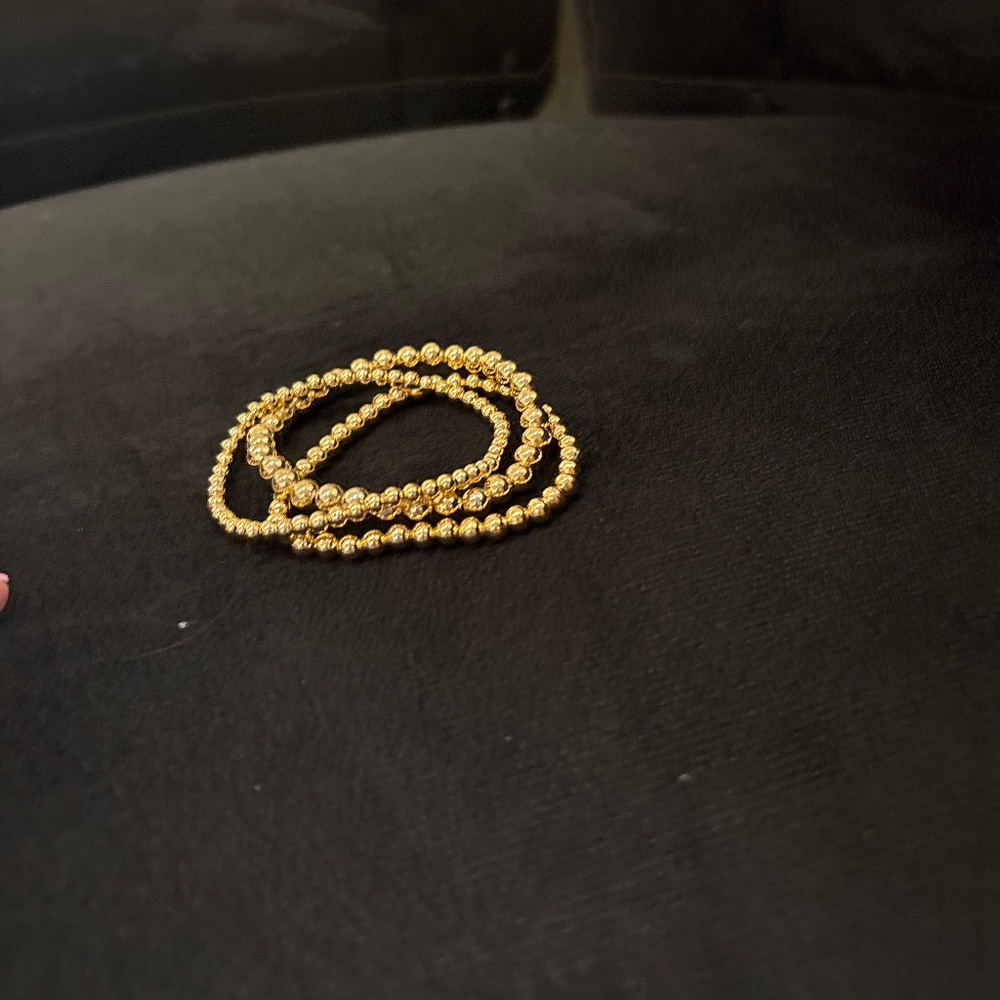 Gold bracelets